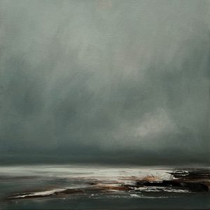soft greys and tranquil seascape